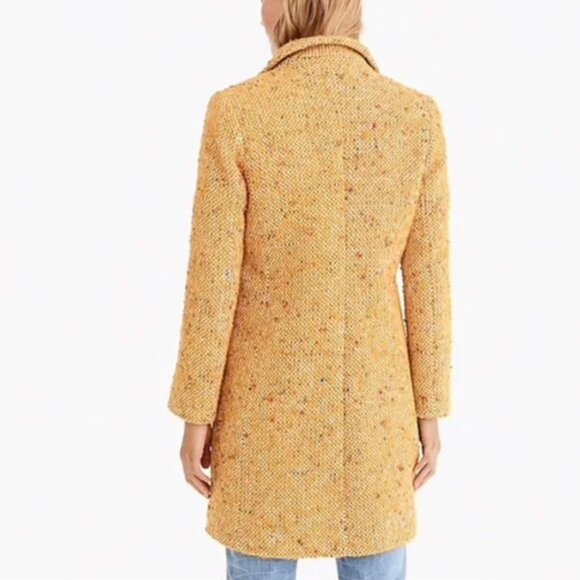 J. Crew Yellow Tweed Coat - Picture 14 of 14